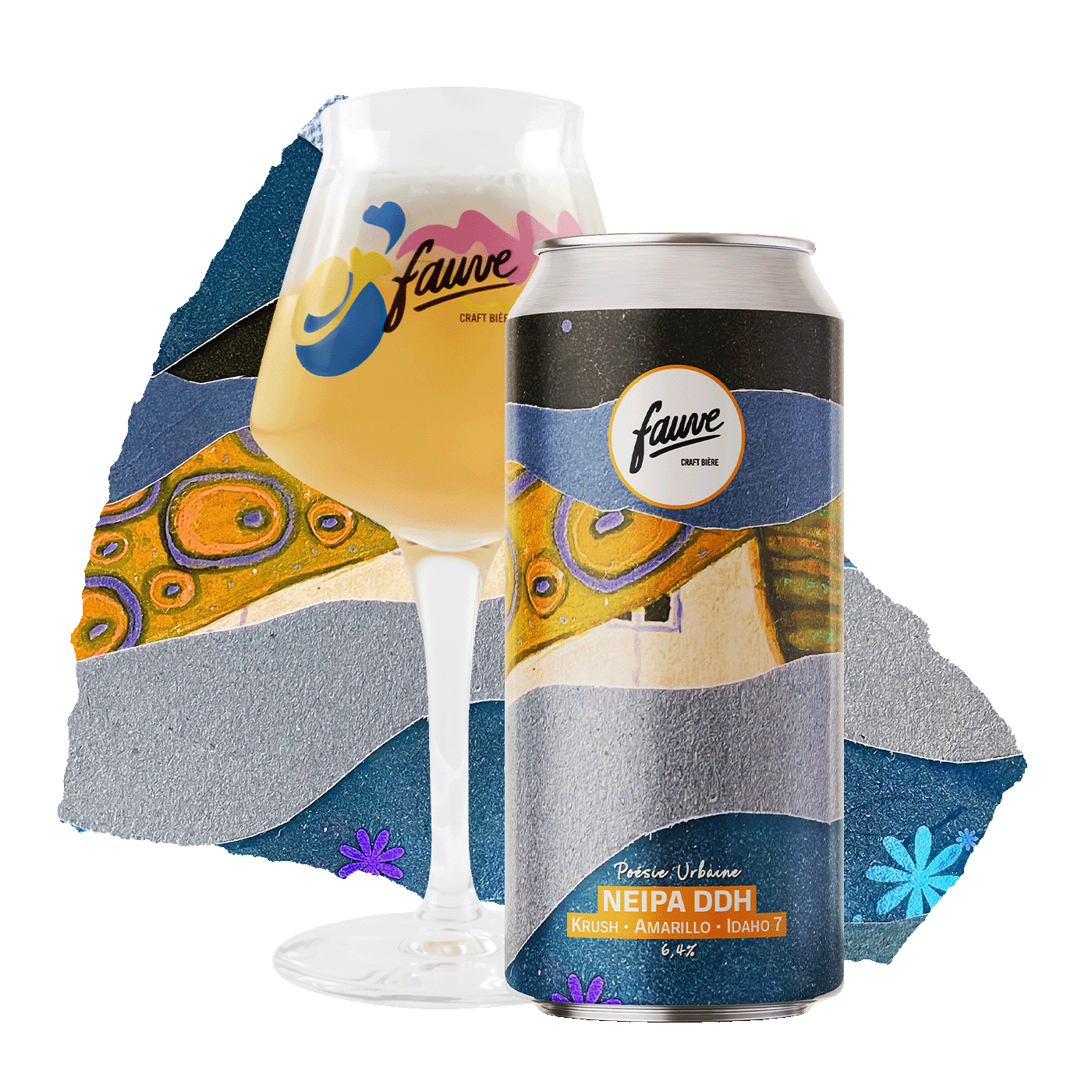 Fauve Poésie Urbaine NEIPA øl boks 44cL 6,4%