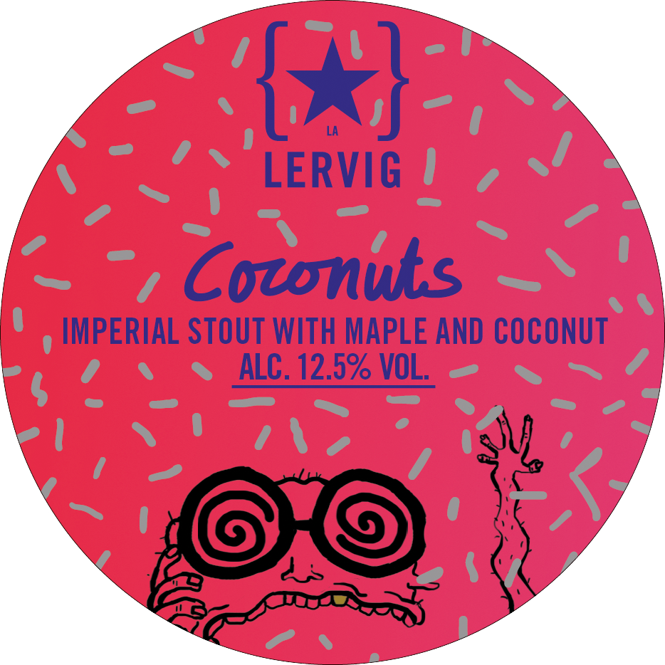 Lervig Coconuts øl boks 33 cl kokosporter