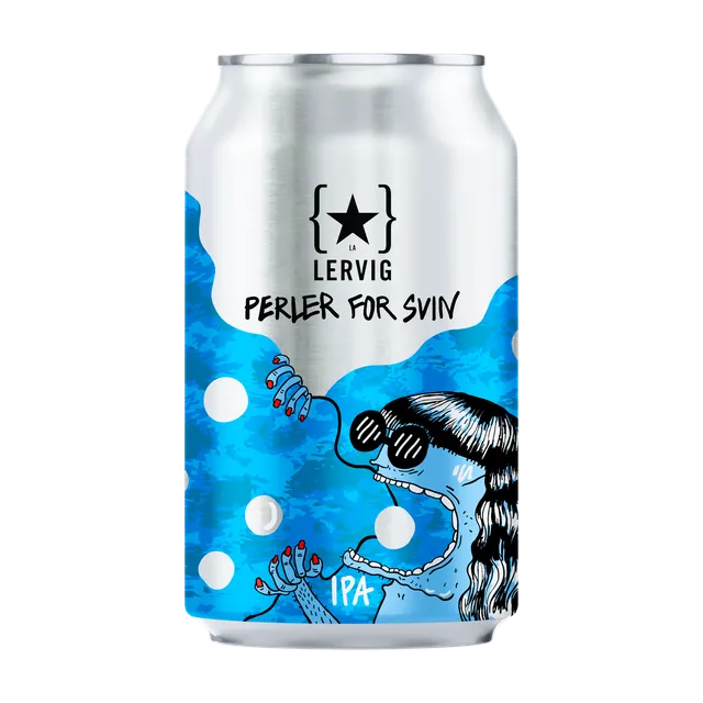 Lervig Perler for Svin øl 33 cl boks 4,7 prosent