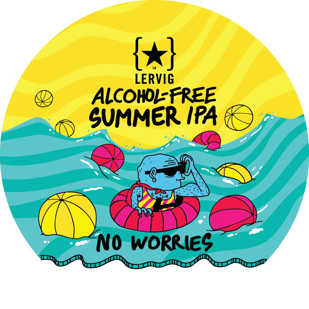 Lervig No Worries Summer alkoholfri øl boks 330 ml sitrus