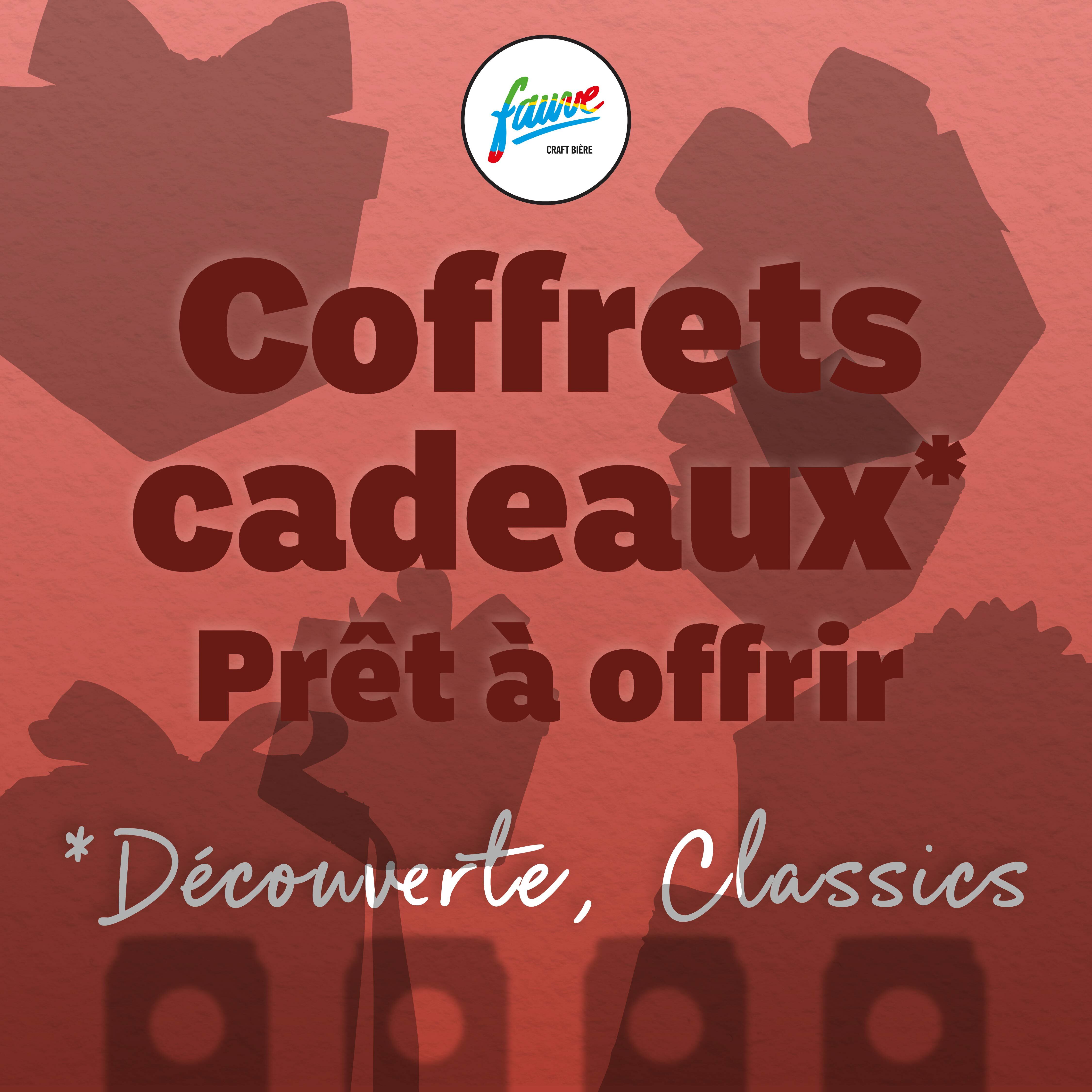 Fauve Coffret gavekasse 6x33cl IPA lager stout glass