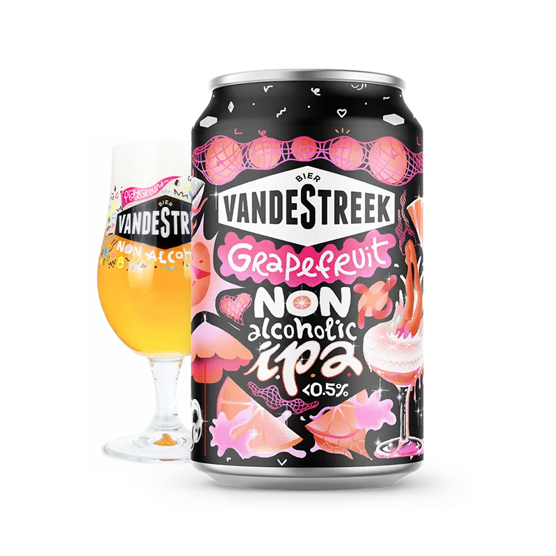 Vanderstreek Grapefruit IPA øl 33 cl grapefrukt lavalko