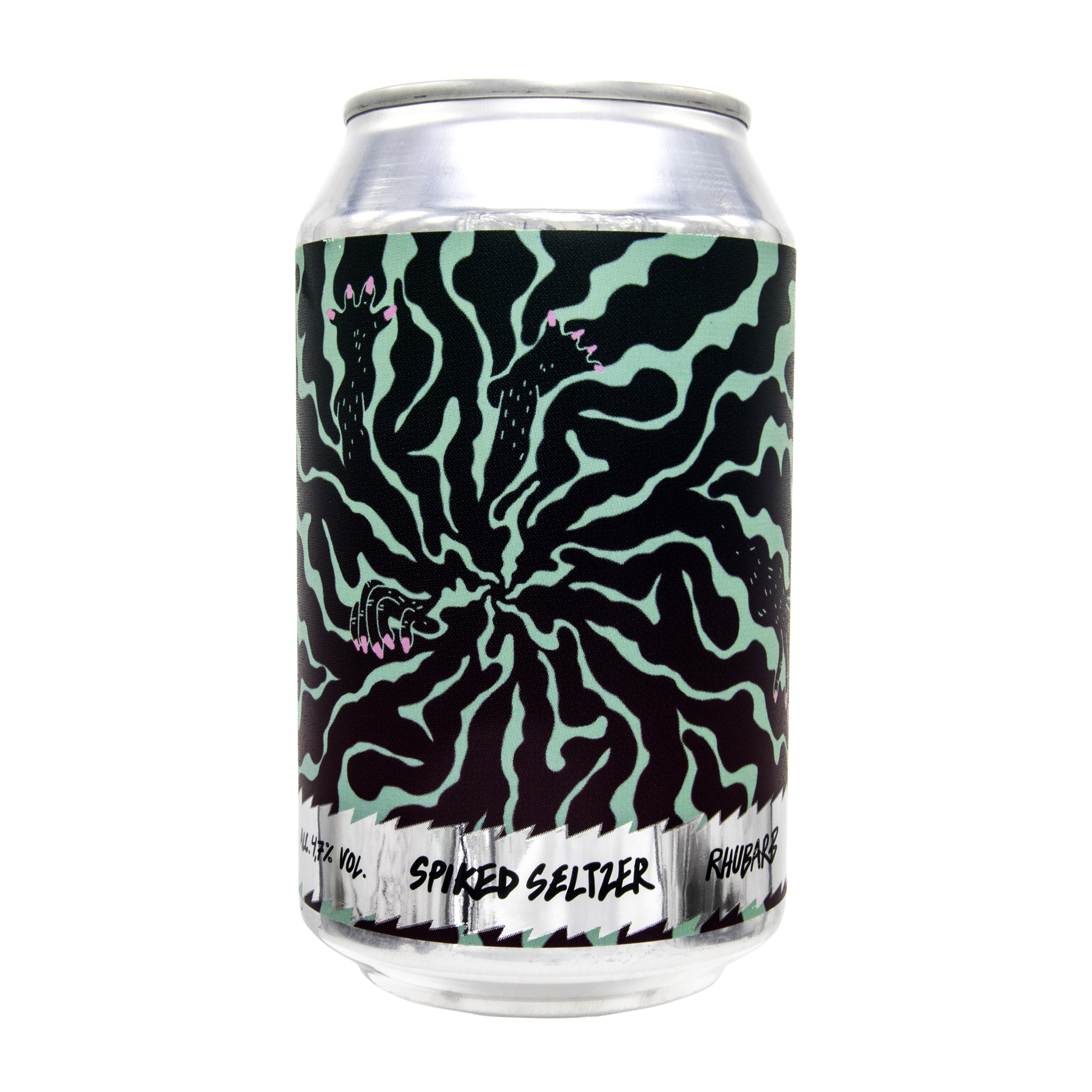 Lervig Spiked Seltzer Rhubarb hard seltzer 1 boks rabarbra