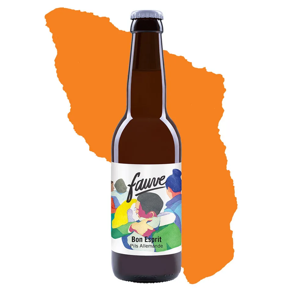 Fauve Bon Esprit pils øl flaske 33cl 4,5% tysk