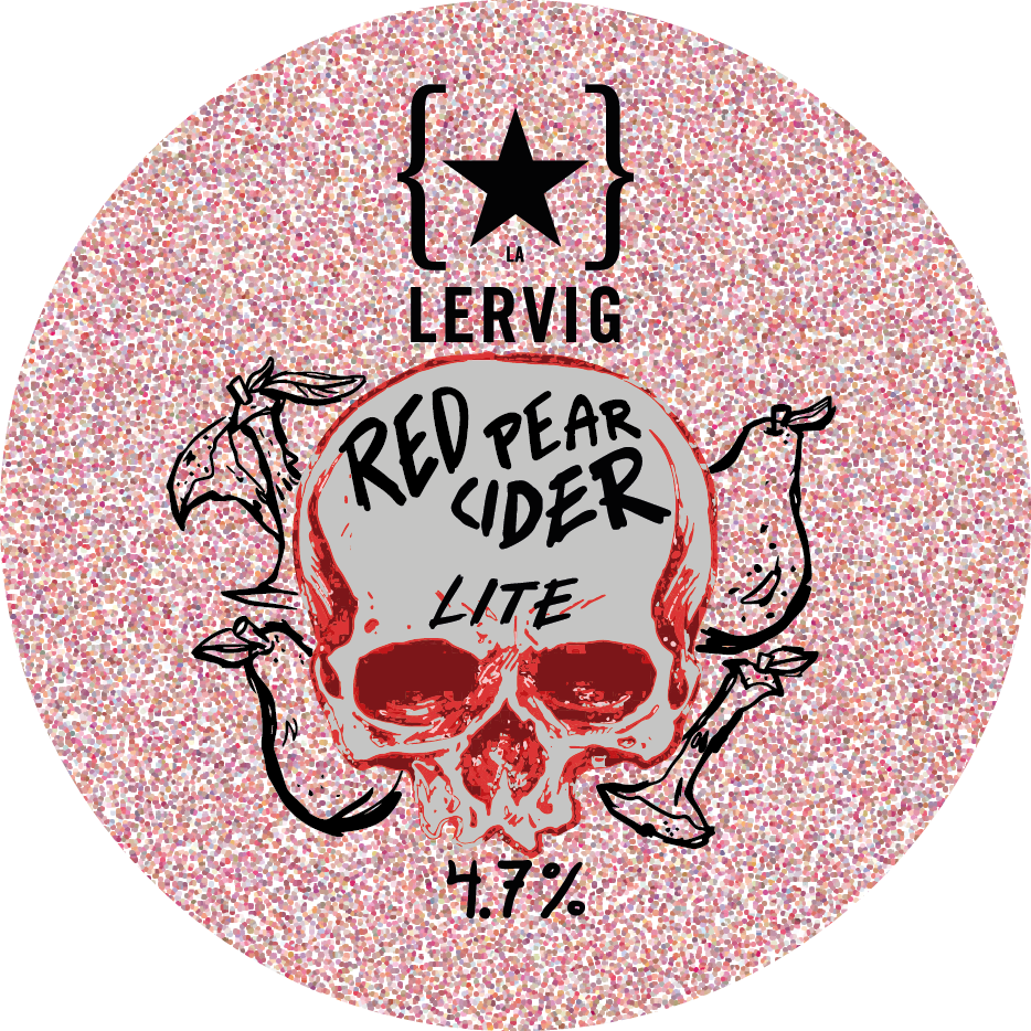 Lervig Red Pear Cider Lite sider boks 330 ml pære