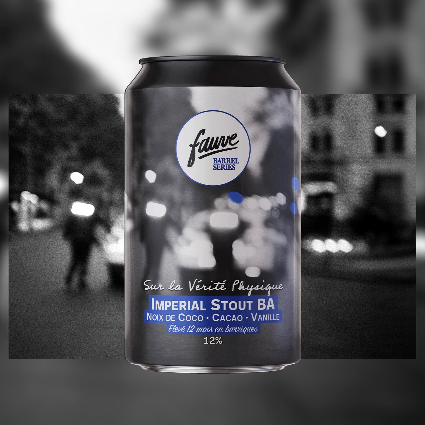 Fauve Sur la Vérité Physique stout boks 33 cl kokos