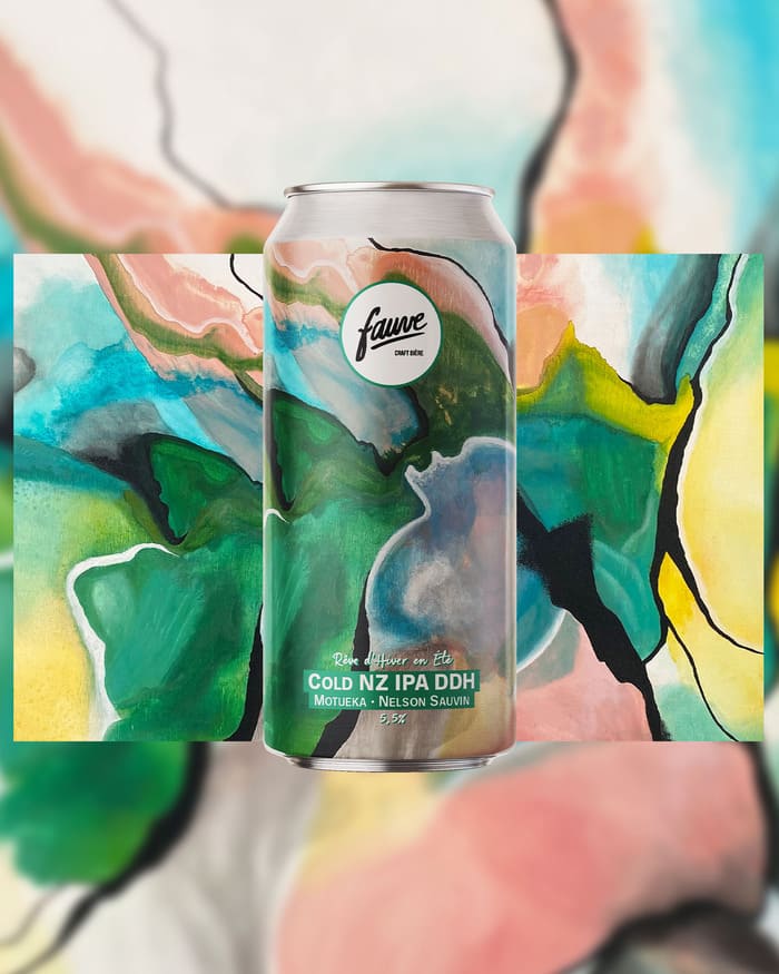 Fauve Rêve d'Hiver en Été Cold NZ IPA øl boks 44cL