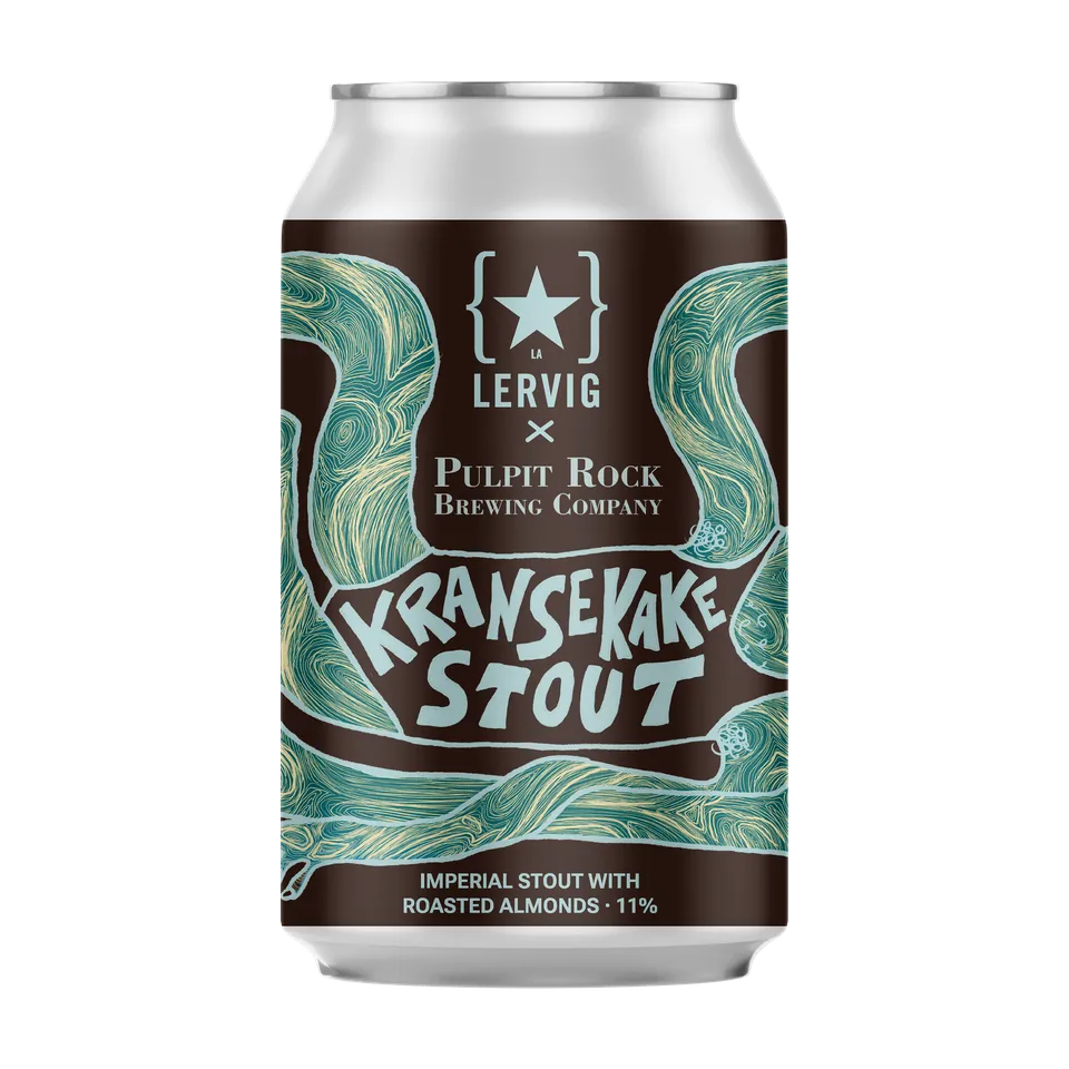 Lervig Kransekake Stout øl 330 ml mandel