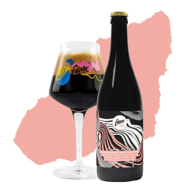 Fauve Paupière du Ciel imperial stout øl 37,5 cl fatpreget