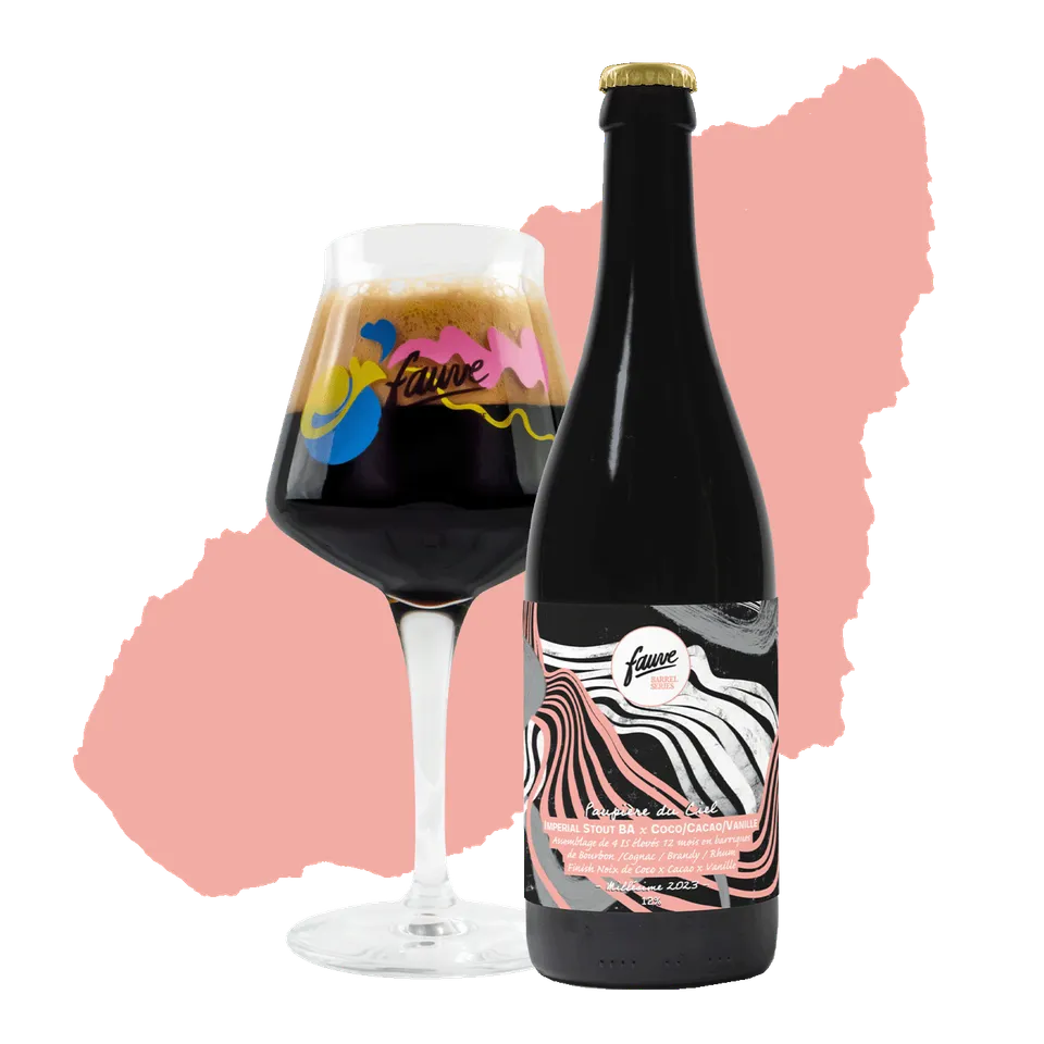 Fauve Paupière du Ciel imperial stout øl 37,5 cl fatpreget