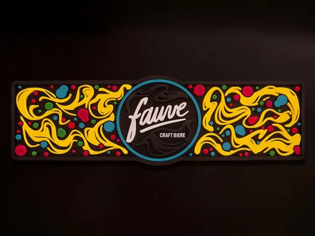 Fauve bar matte 50x15 cm gummi fargerik