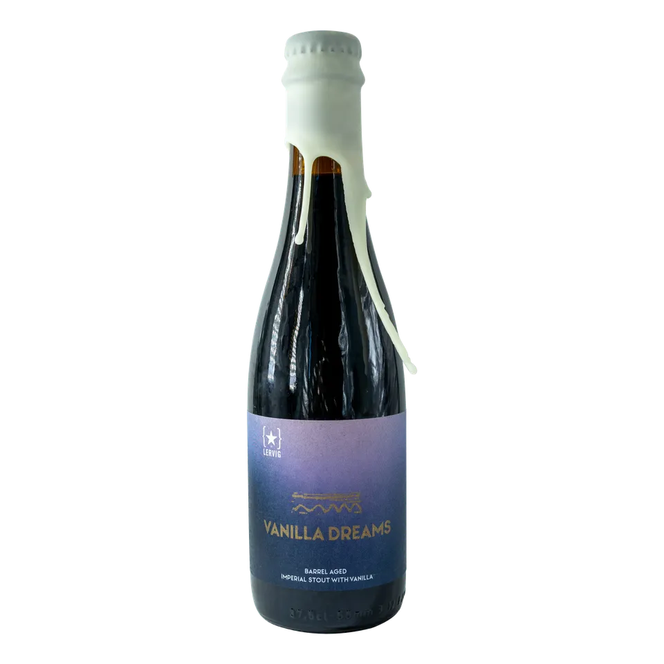 Lervig Vanilla Dreams stout øl boks 33cl vanilje