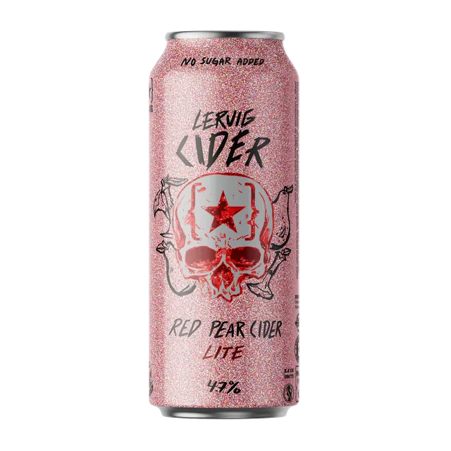 Lervig Red Pear Cider Lite sider boks 330 ml pære