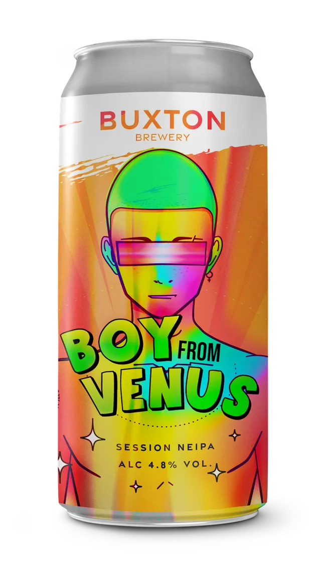 Buxton Boy From Venus NEIPA øl boks engelsk humle