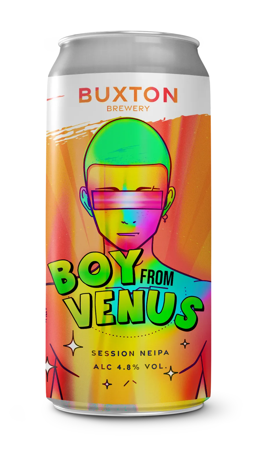 Buxton Boy From Venus NEIPA øl boks engelsk humle
