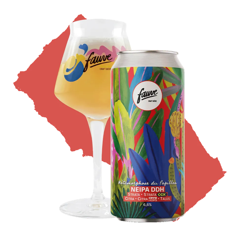 Fauve Métamorphose du Papillon øl boks 44cl NEIPA