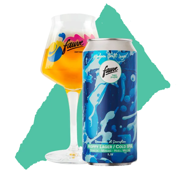 Fauve Résonance et Disruption lager boks 44cL melon