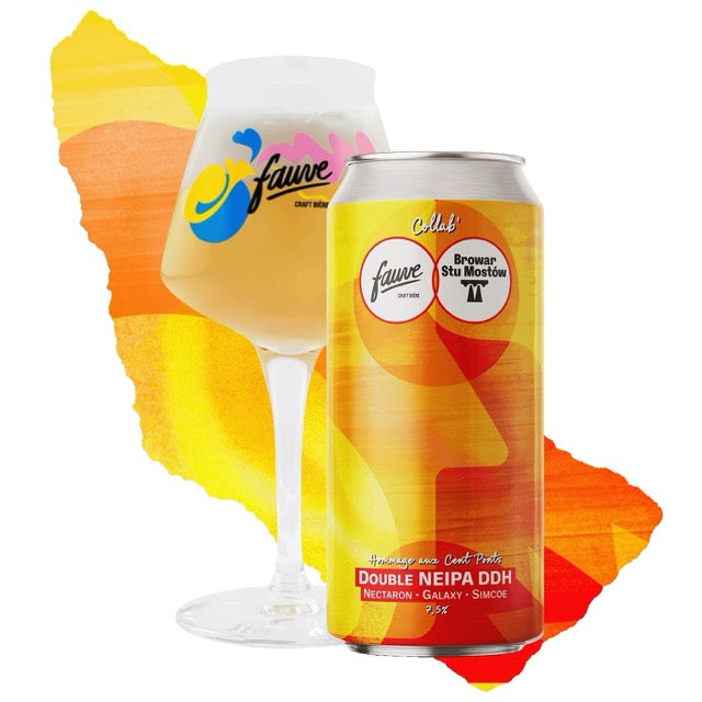 Fauve Hommage Cent Ponts dobbel NEIPA 44 cl boks