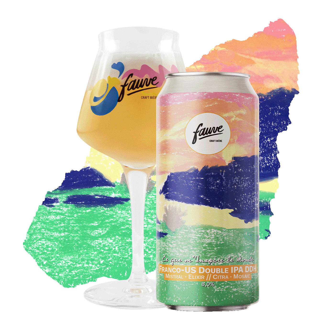 Fauve Ce que m’Inspire le Monde DIPA boks 44 cl 8,0% DDH