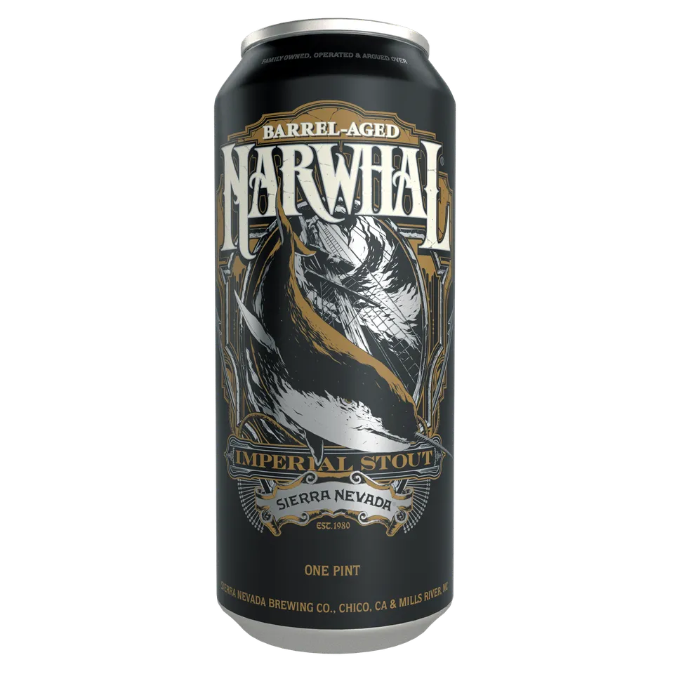 Sierra Nevada Narwhal Imperial Stout øl fatpreget