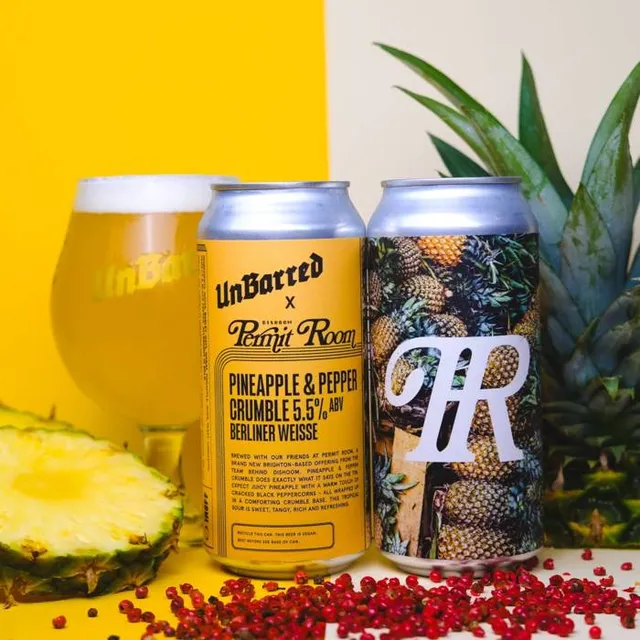 Unbarred Pineapple & Pepper Crumble surøl 1 boks 5,5%