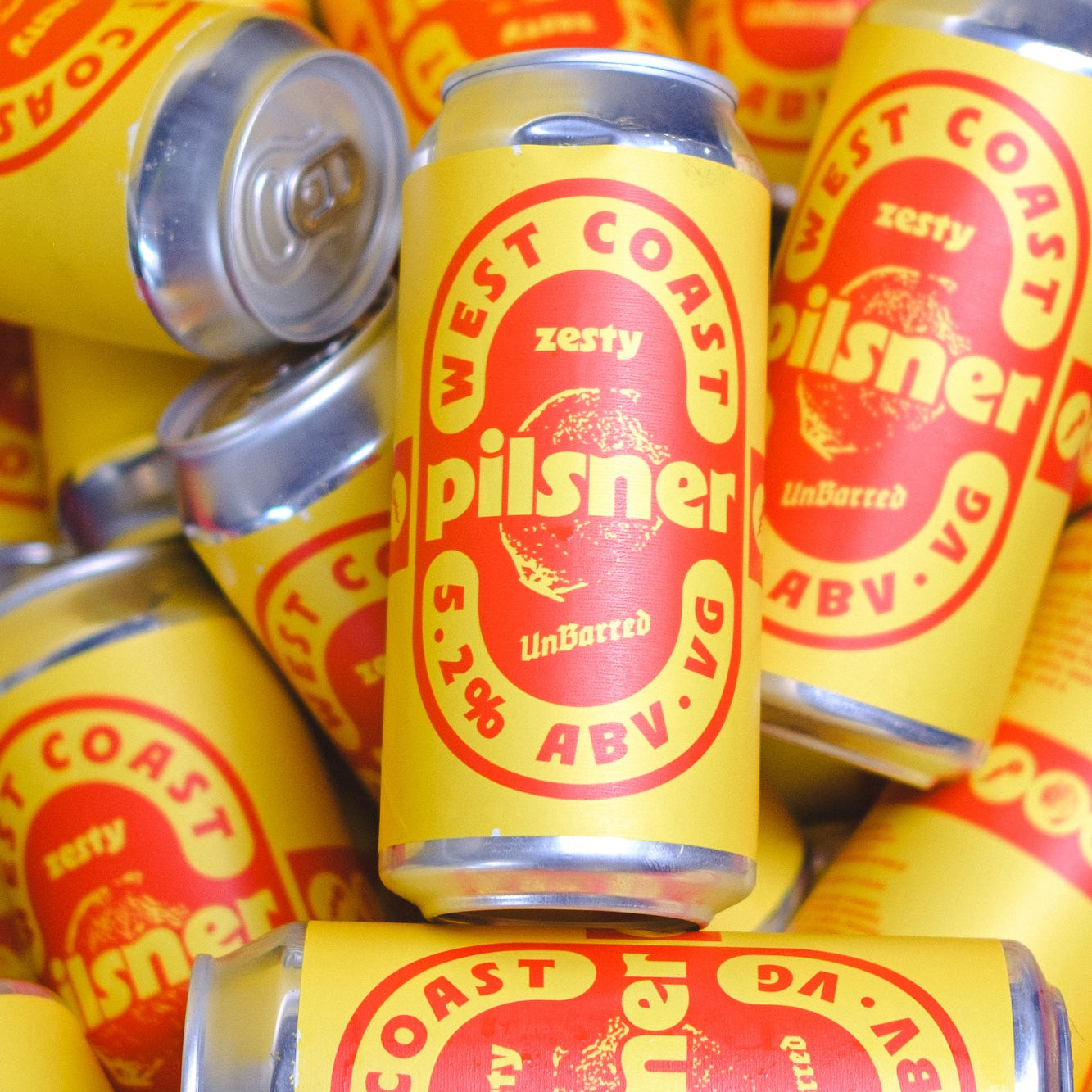 Unbarred Zesty Pilsner øl 1 boks 5,2%