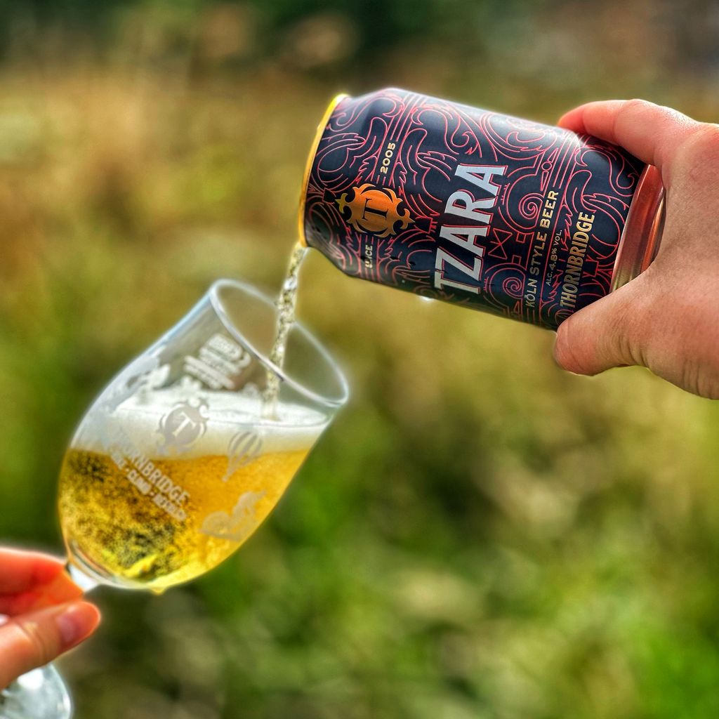 Thornbridge Tzara kölsch boks 330 ml 4,8% lys