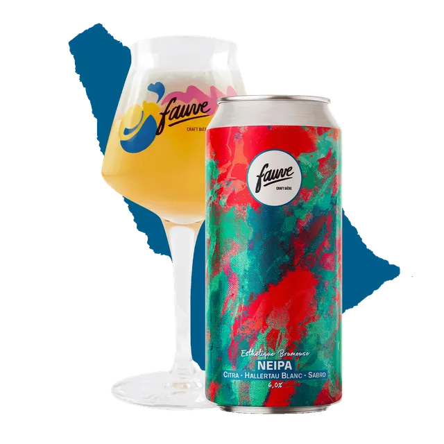 Fauve Esthétique Brumeuse NEIPA boks 44 cl sitrus