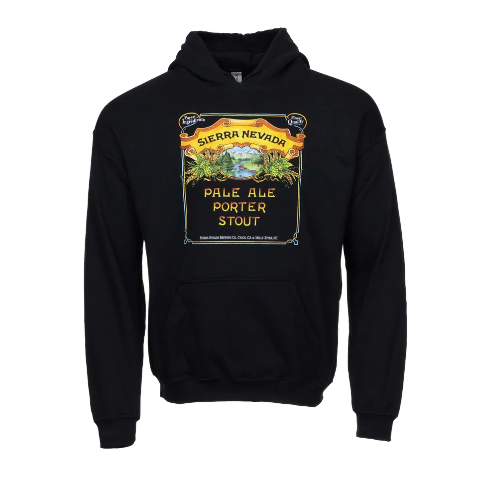 Sierra Nevada Pale Porter Stout hettegenser svart