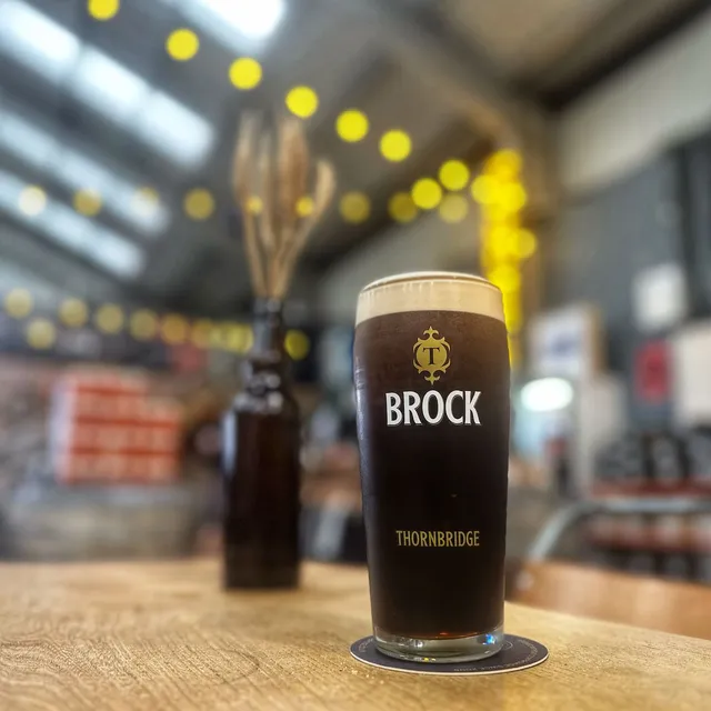 Thornbridge Brock ølglass pint nitro stout