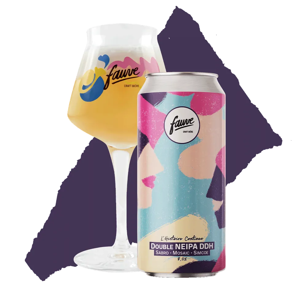 Fauve L’Histoire Continue double NEIPA boks 44cL 8,0%