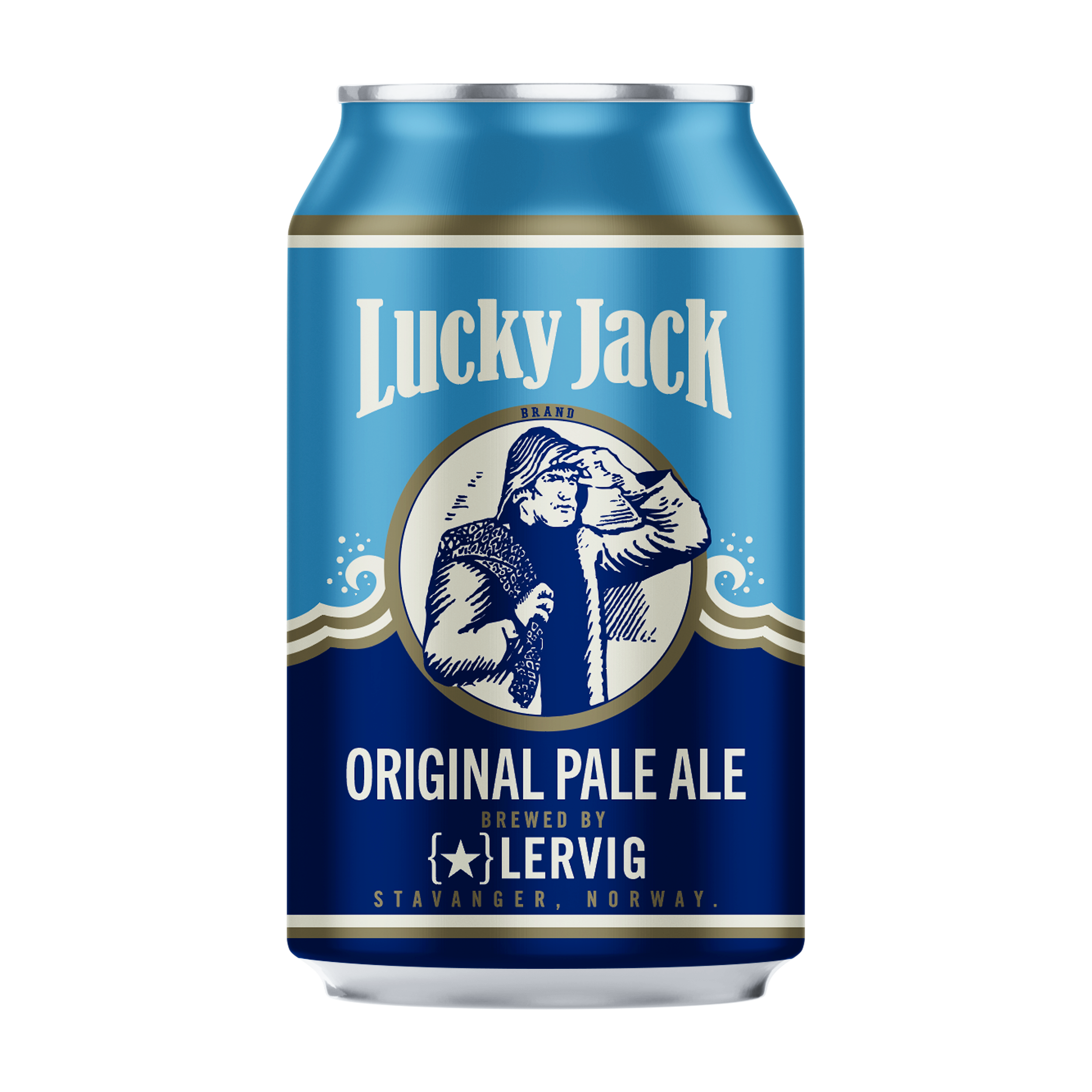 Lervig Lucky Jack pale ale øl 33 cl boks sitrus