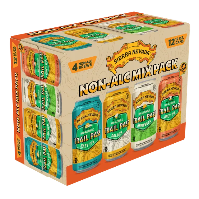 Sierra Nevada Trail Pass IPA-pakke alkoholfri 12-pakk