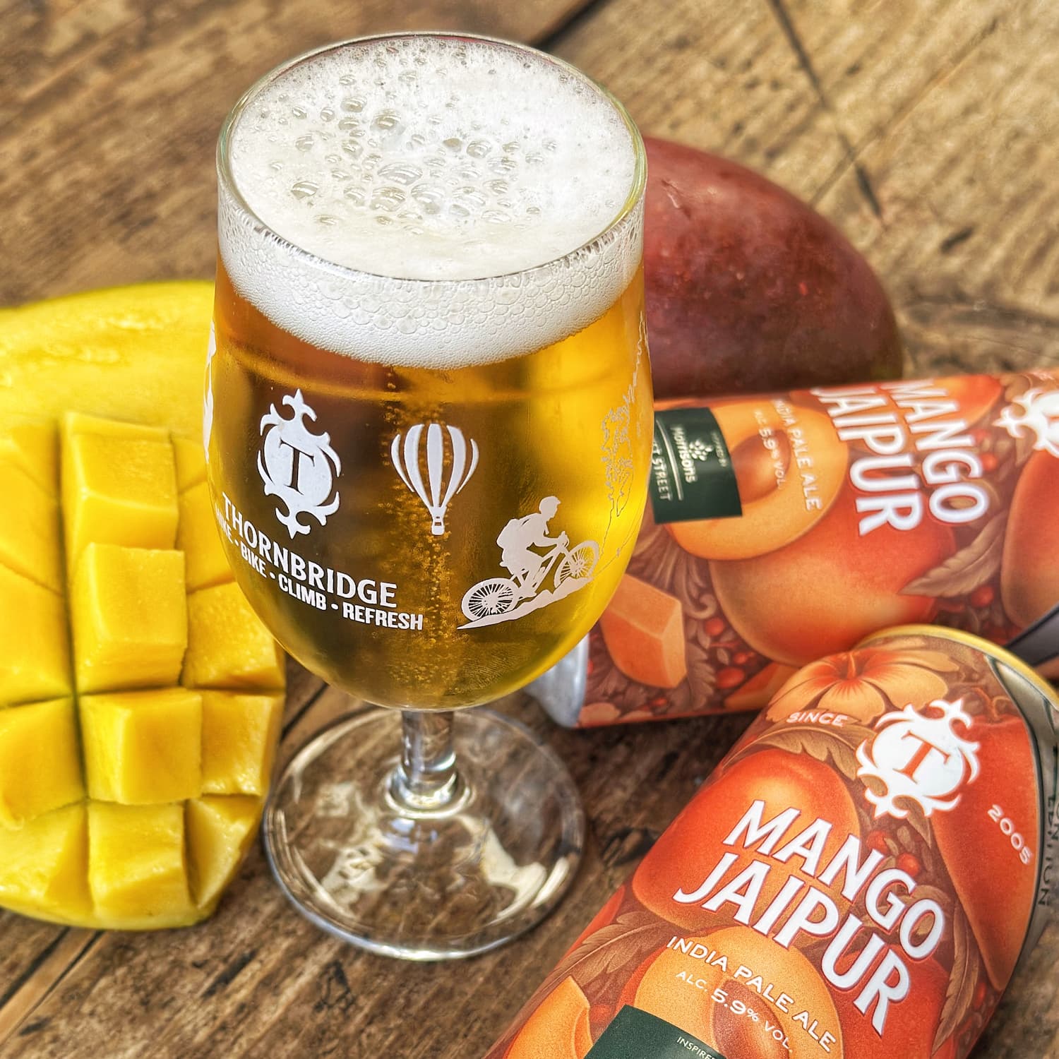 Thornbridge Mango Jaipur IPA øl 440 ml boks 5,9% mango