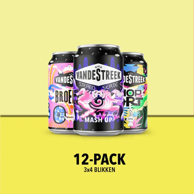 Vanderstreek Mash Up IPA ølpakke 3-pack belgisk