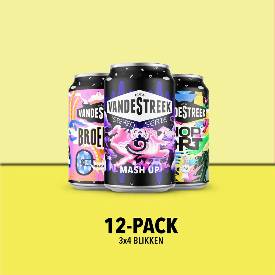 Vanderstreek Mash Up IPA ølpakke 3-pack belgisk