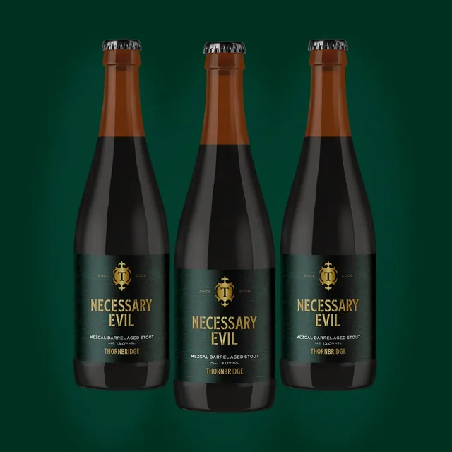Thornbridge Necessary Evil stout kasse 12x375 ml 13 prosent