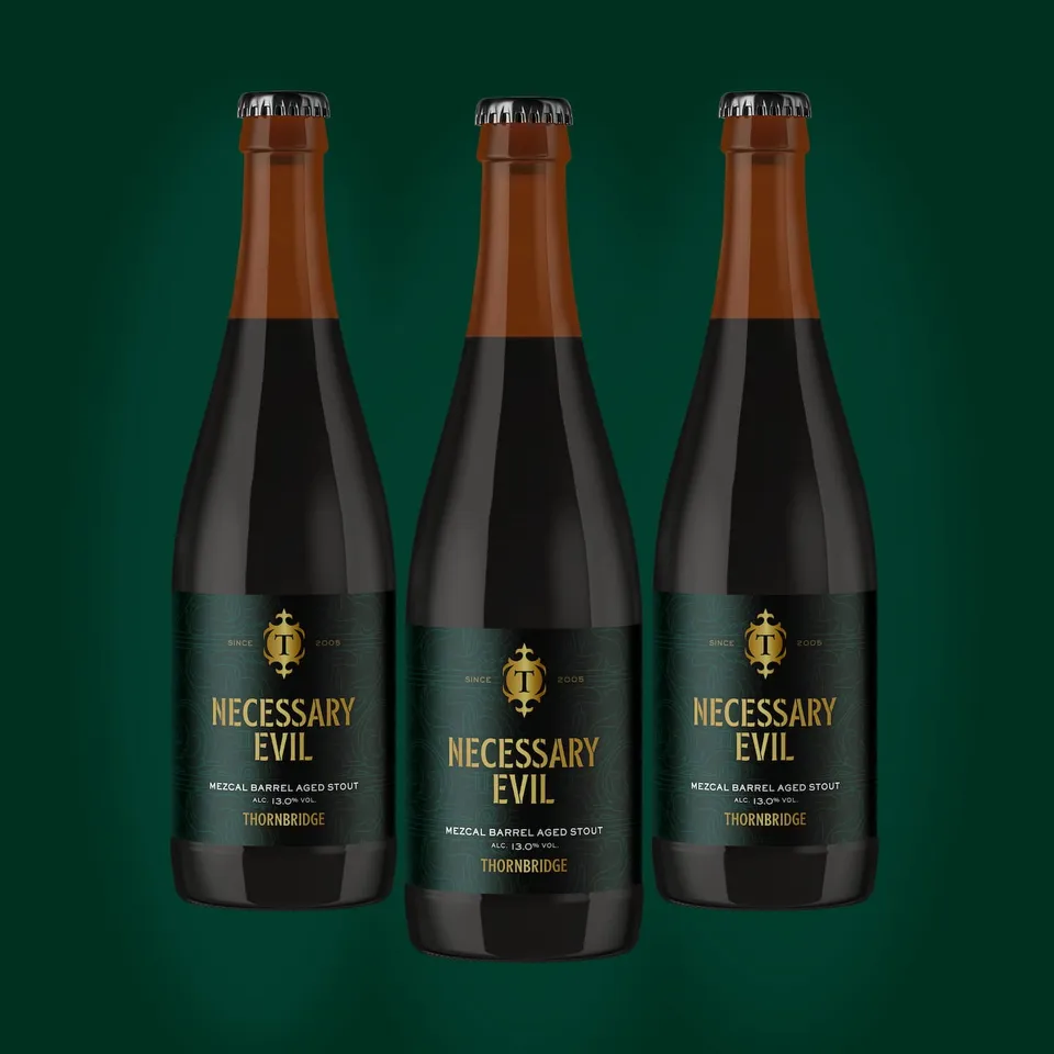 Thornbridge Necessary Evil stout kasse 12x375 ml 13 prosent