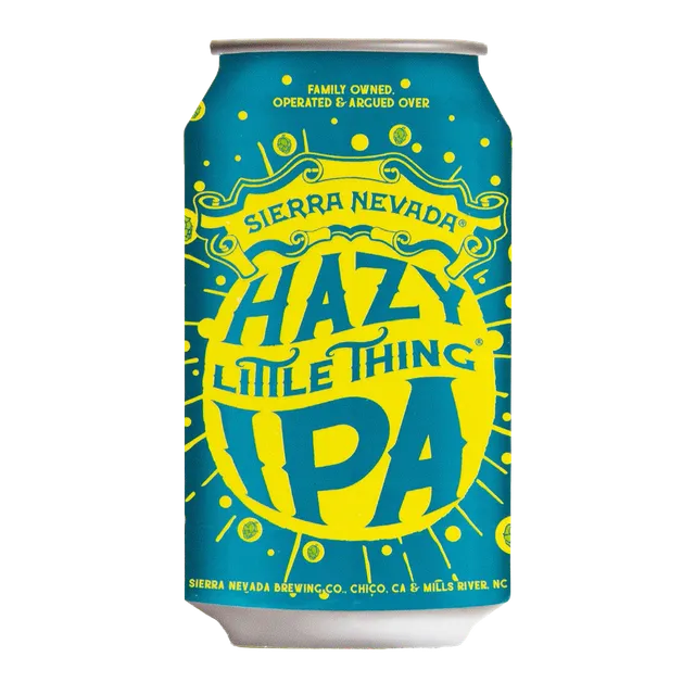 Sierra Nevada Hazy Little Thing klistremerke boks-design