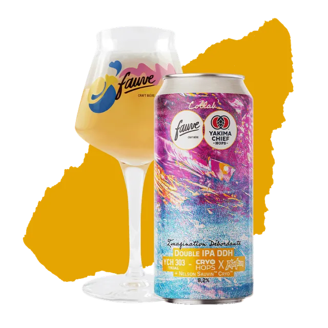 Fauve Imagination Débordante øl boks 44cL dobbel IPA