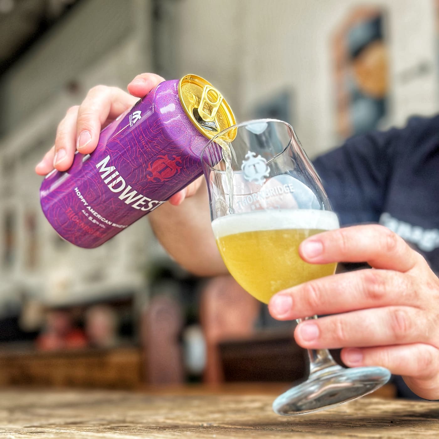 Thornbridge Midwest hveteøl enkeltboks mango