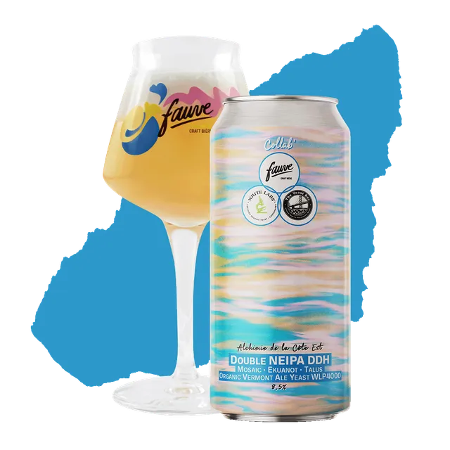 Fauve Alchimie de la Côte Est Double NEIPA øl 44 cl sterk