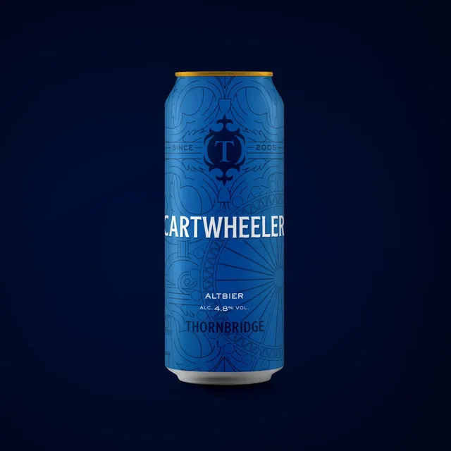 Thornbridge Cartwheeler altbier boks 440ml 4,8% nøttepreget