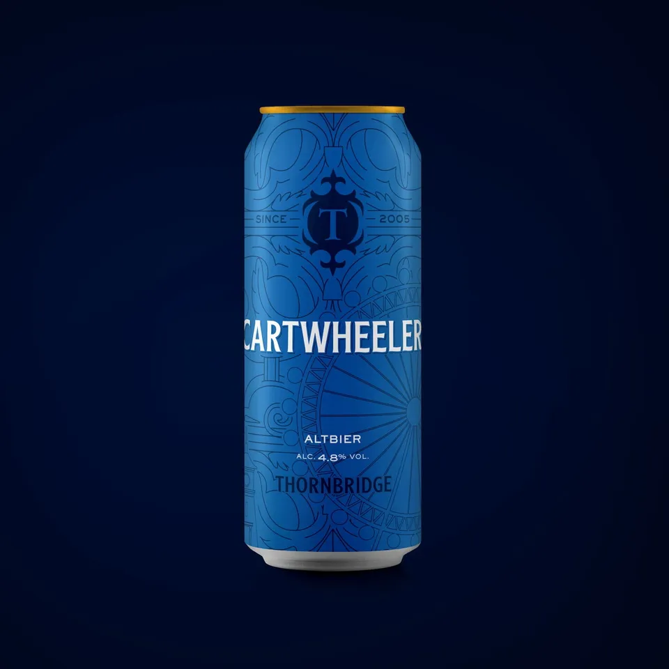 Thornbridge Cartwheeler altbier boks 440ml 4,8% nøttepreget