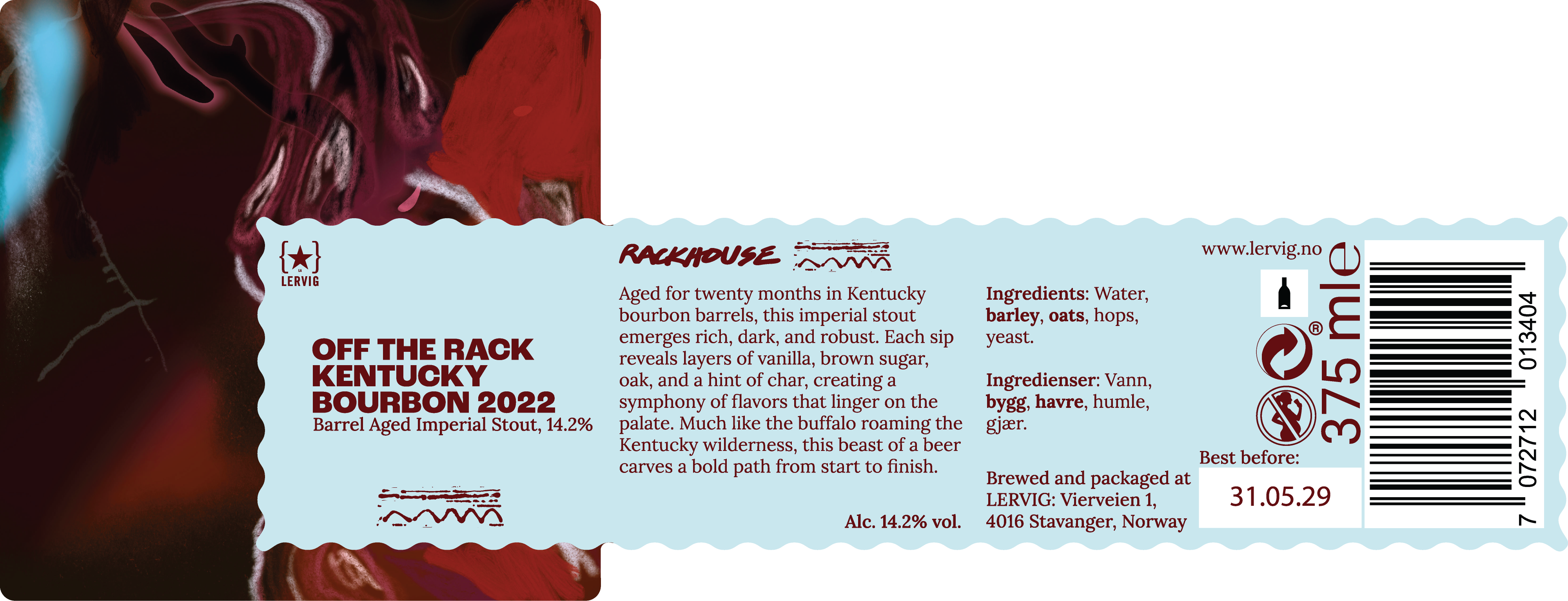 Lervig Off The Rack Kentucky Bourbon 2022 flaske