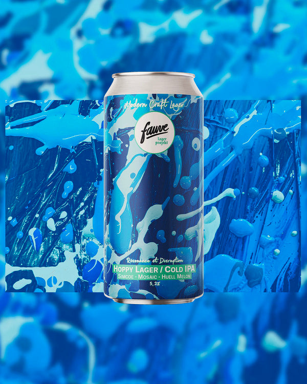 Fauve Résonance et Disruption lager boks 44cL melon