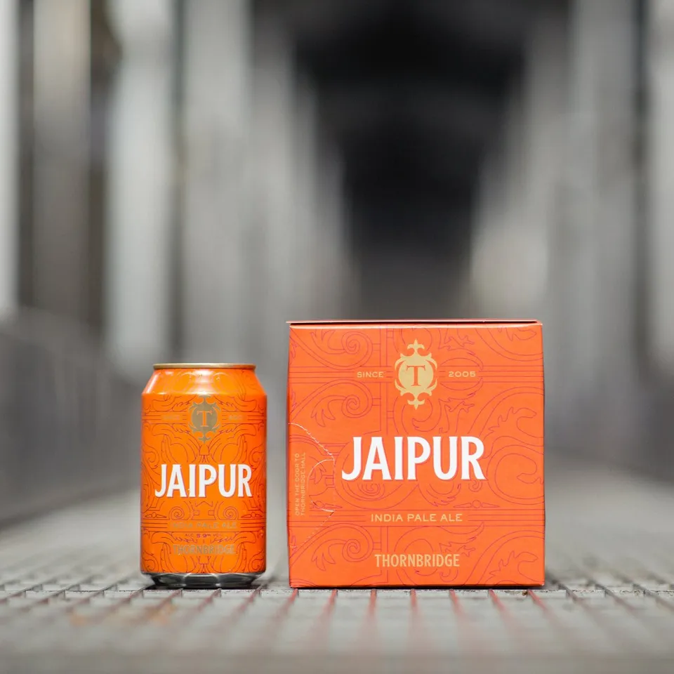 Thornbridge Jaipur IPA øl 5,9% 4x330ml boks humlepreget