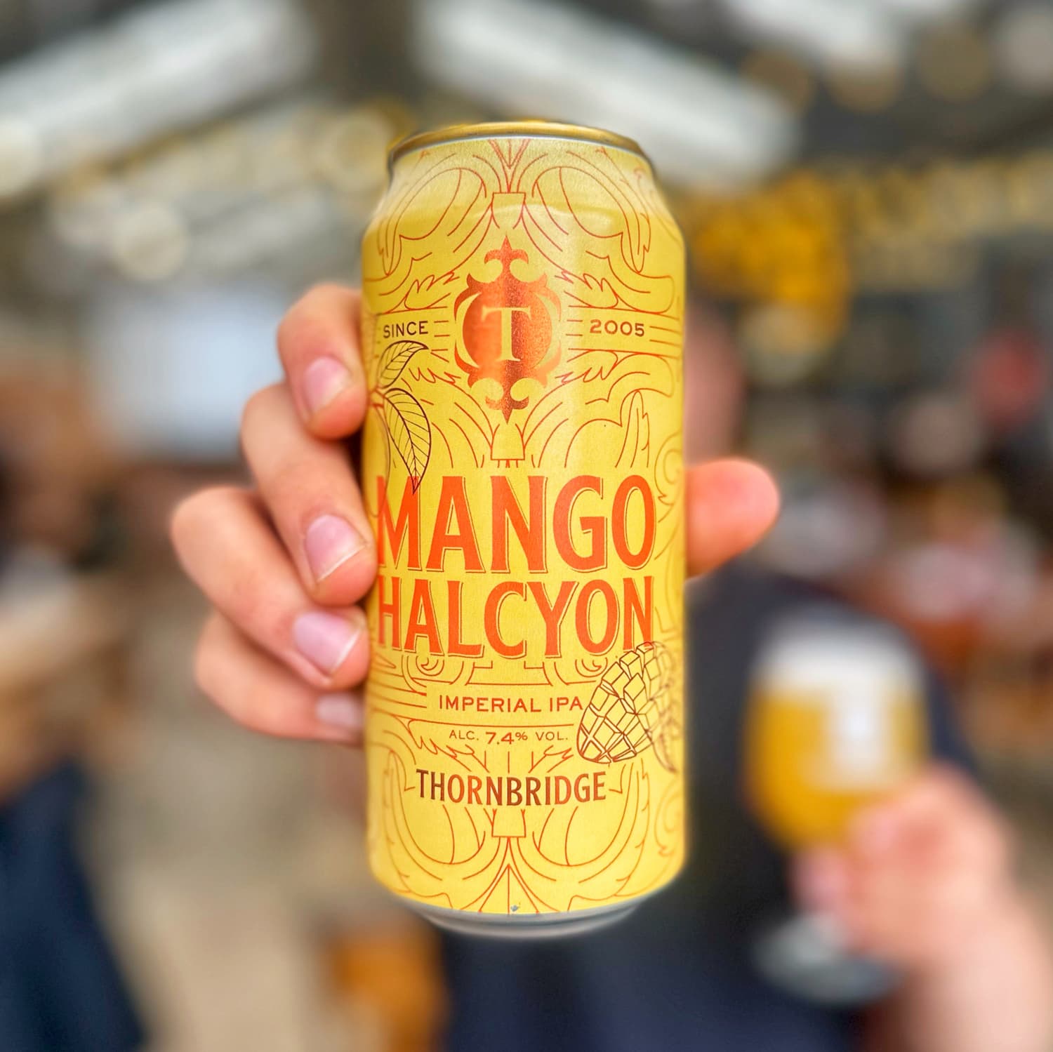 Thornbridge Halcyon Mango imperial IPA boks 7,4% fruktig