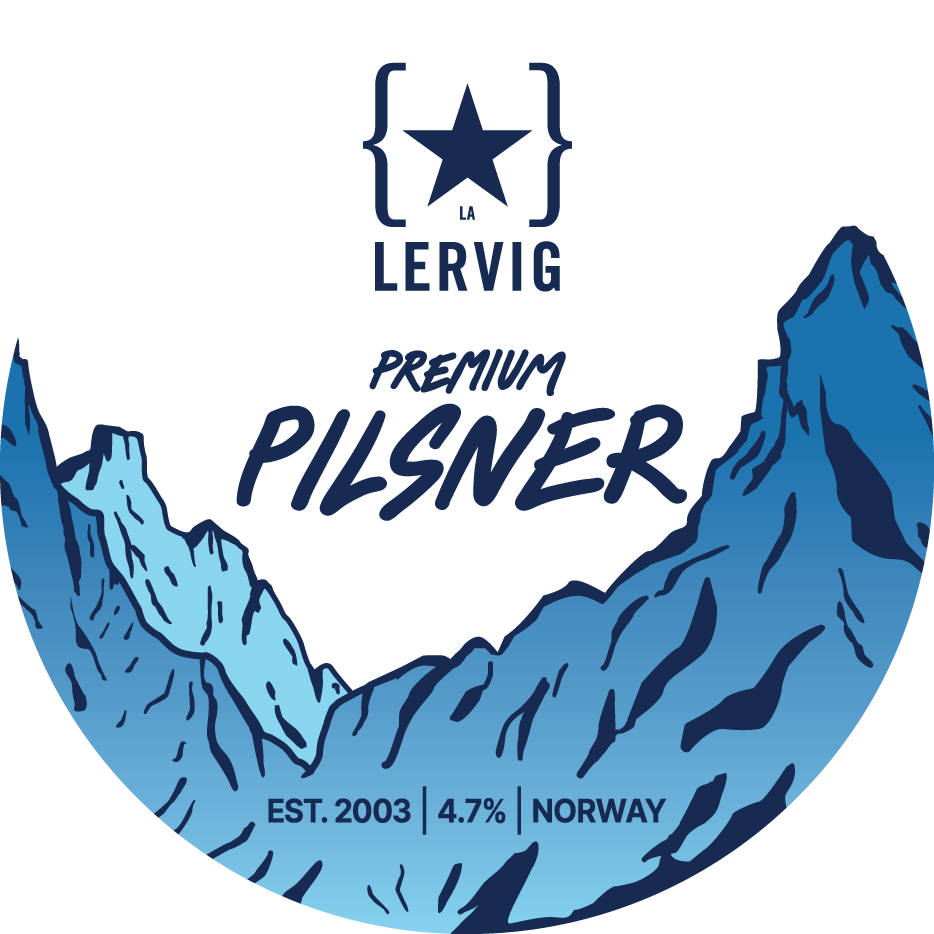 Lervig Pilsner pils øl boks 33cl klassisk