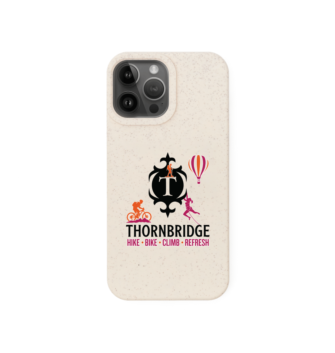 Thornbridge Hike Bike Climb deksel iPhone 15 natur bionedbrytbart